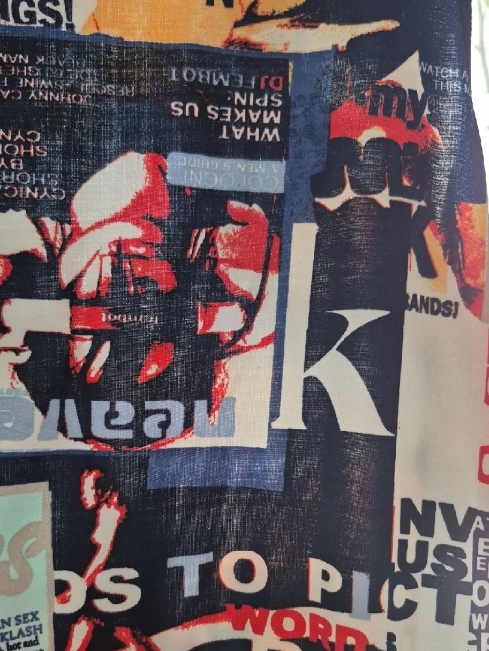 XL Tango Mango Multi-Color Graphic Tunic Top - Picture 8 of 16